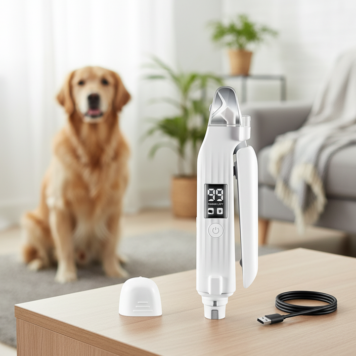 Multifunktionell Klottrimmer för Husdjur med LED-ljus