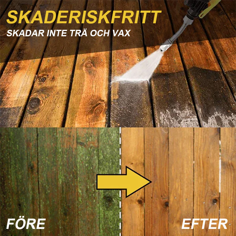 "2-i-1 högtryckstvätt med mässing- och ståldelar, perfekt för trädgårds- och bilrengöring, passar alla slangar."