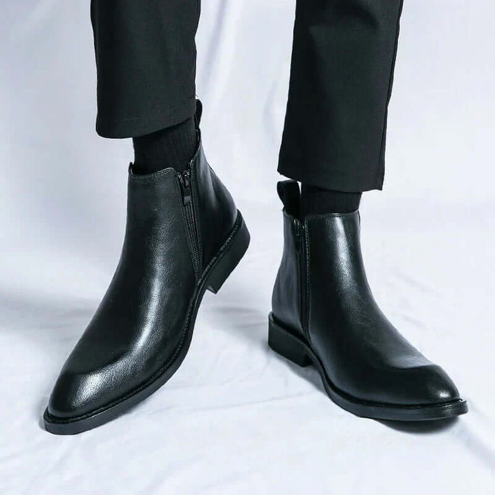 Chelsea boots med dragkedja | Stil och komfort för män