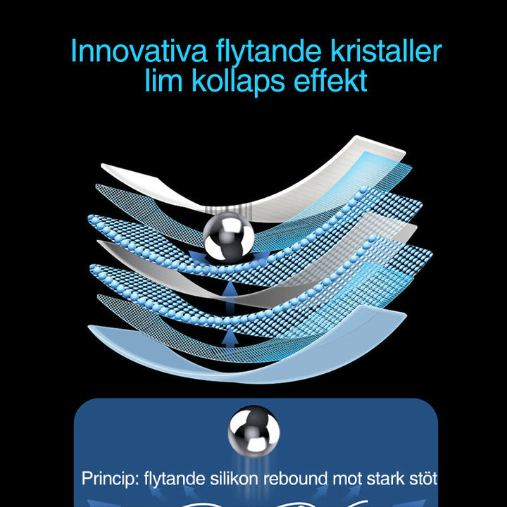 "3D-böjd hybridglas skärmskyddsfilm och återanvändbar installationslåda för Galaxy S23 Ultra skärmskydd."