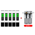5 set + Rostfritt stål golvbrunnsfilter*2