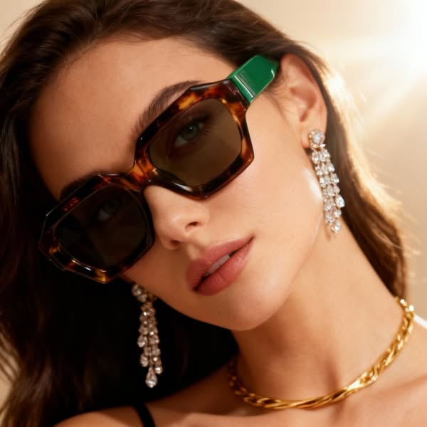 Trendsättande Solglasögon med UV400-skydd