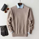 Beige - rund hals
