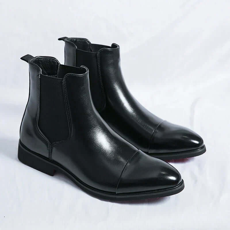 Chelsea boots för herr – veganskt läder och tidlös design