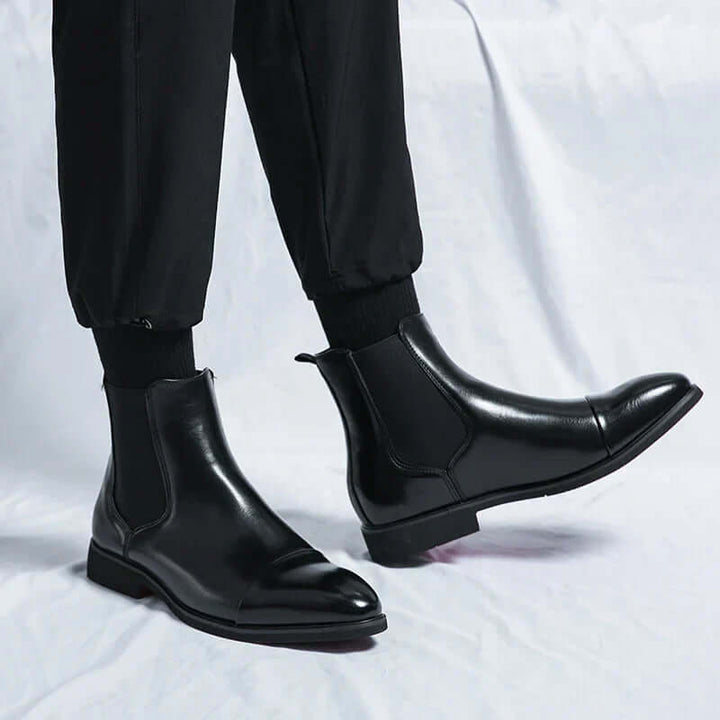 Chelsea boots för herr – veganskt läder och tidlös design