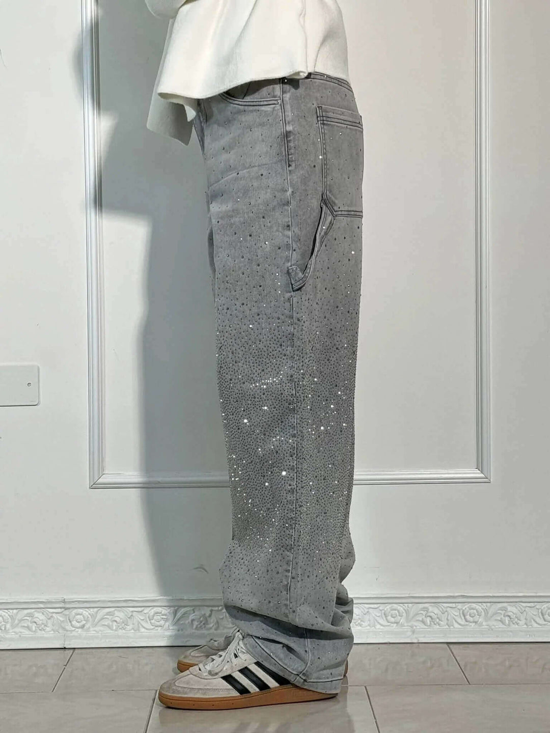 Dam Ballongjeans: Glansiga & Trendiga