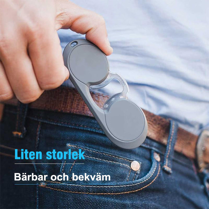 "Armlösa retrostil läsglasögon med multifokala linser i röd, blå, svart, orange, vit, grå för stil och komfort."