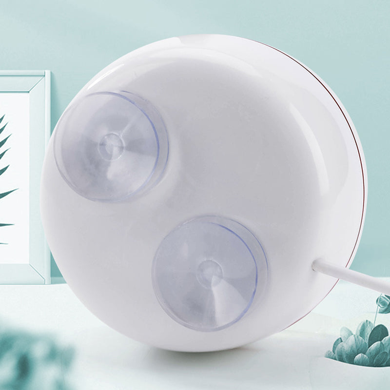 "Bärbar vit minitvättmaskin för diskbänk, kompakt design, USB-driven, liten och lätt, för hem, resa, kontor."