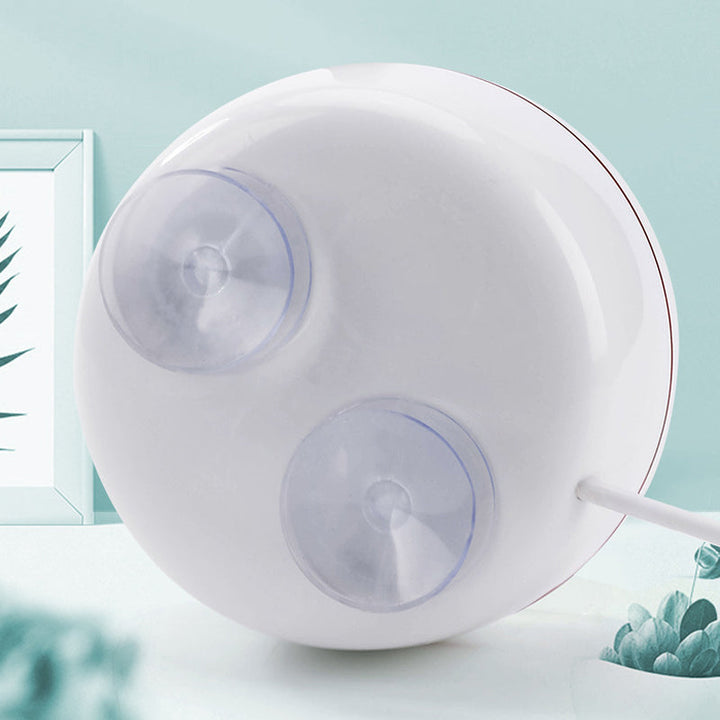 "Bärbar vit minitvättmaskin för diskbänk, kompakt design, USB-driven, liten och lätt, för hem, resa, kontor."