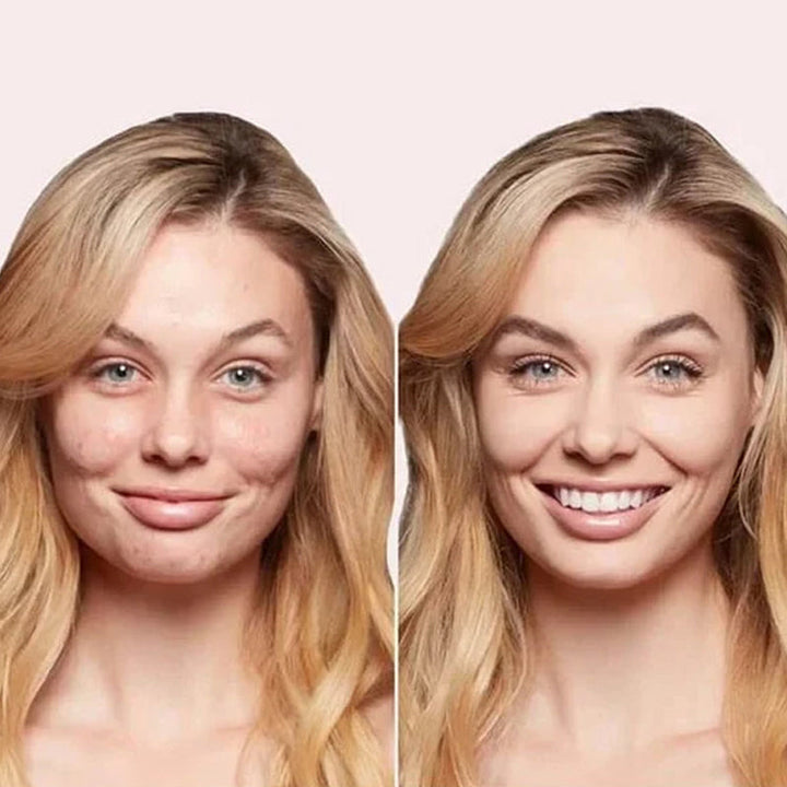 "BB-kräm med luftkudde och makeupborste, ljus nyans, för jämn, naturlig hud, passande alla hudtyper, unik svamphuvud"