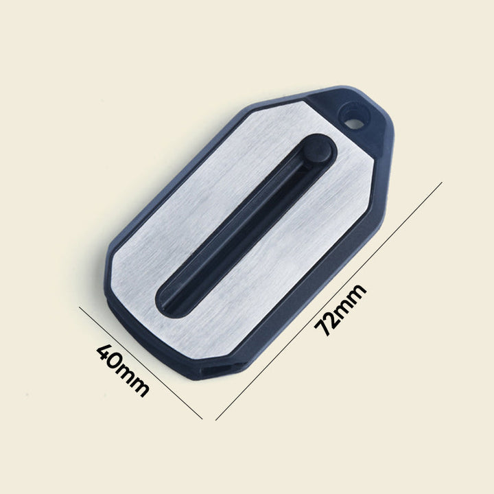 Benlösa näsklämma läsglasögon i minimalistisk design med svart och vit färg, lätt och bekväm med silikon nässkydd.