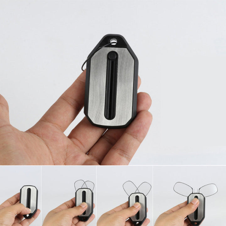 Benlösa näsklämma läsglasögon i minimalistisk design med svart och vit färg, lätt och bekväm med silikon nässkydd.