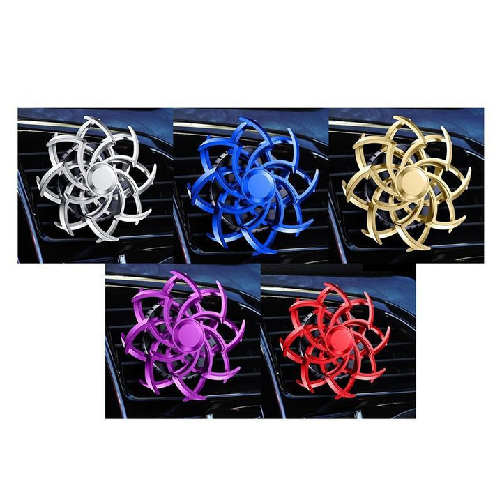 "Bilkonditionering aromaterapi clip, stilren design i olika färger, ABS och aluminium, fräschar upp bilens interiör."