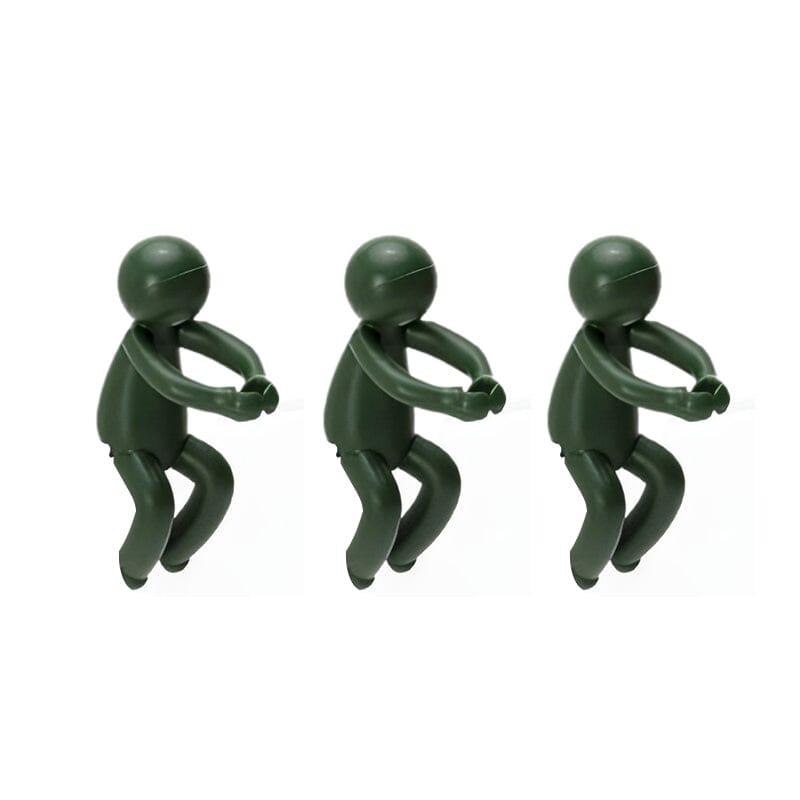 "Charmigt växtstöd för unga stjälkar i plast, ger estetiskt och funktionellt stöd till inomhusträdgårdar."