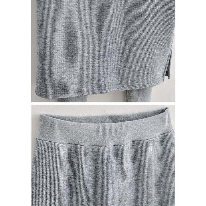 "Damer termiska vinterleggings med fleecekjol i svart, mjukt och varmt material, idealiska för kalla dagar med elegant stil."
