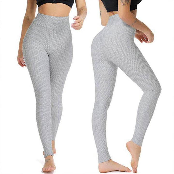 "Damtights i svart med hög midja, anti-cellulit och kompression, formande och svettavvisande, för maximal rörelsefrihet."