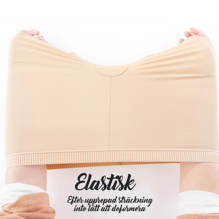 Damunderbyxor i issilke med elegant spetsdesign, ljusrosa färg och smidig passform för dagligt sommarbruk.