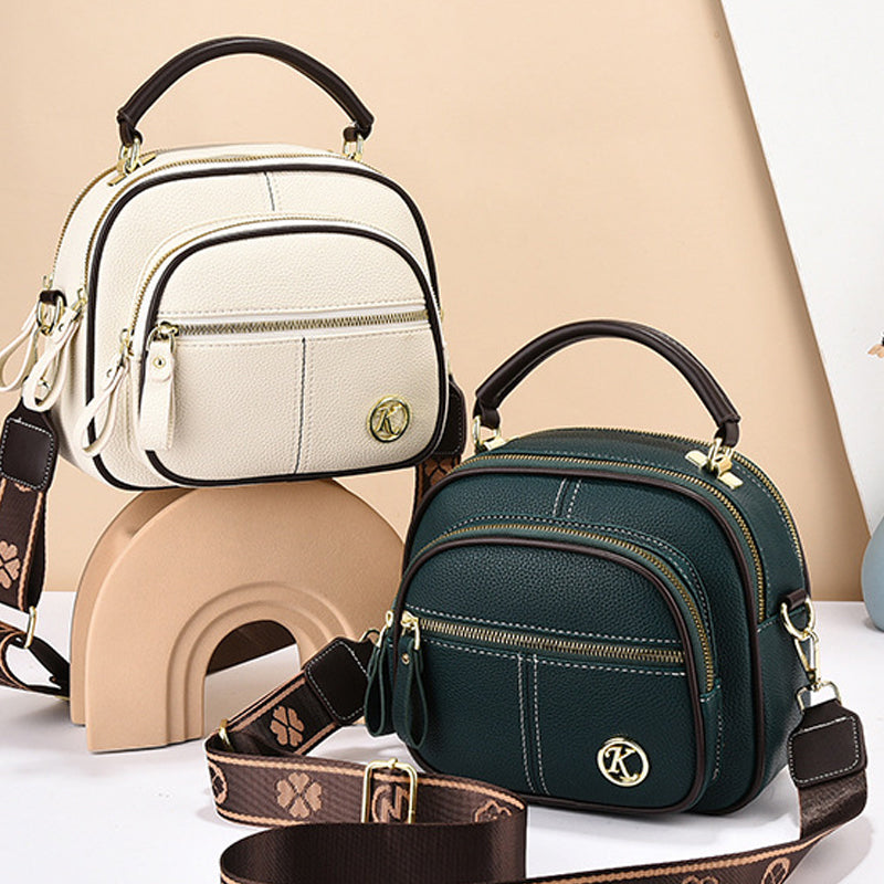 "Elegant dam crossbody-väska i mjukt PU-läder, justerbar rem, rymlig design för modern användning, perfekt för alla tillfälle
