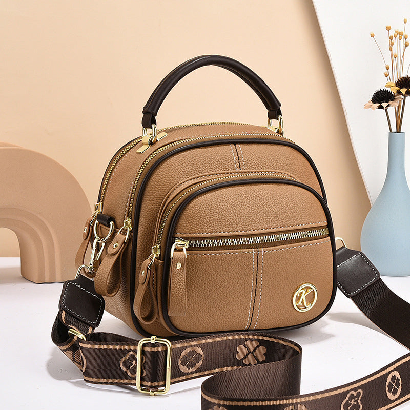 "Elegant dam crossbody-väska i mjukt PU-läder, justerbar rem, rymlig design för modern användning, perfekt för alla tillfälle