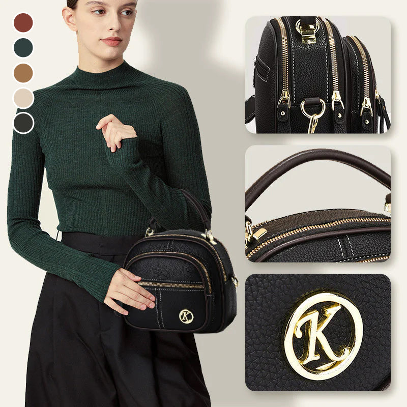 "Elegant dam crossbody-väska i mjukt PU-läder, justerbar rem, rymlig design för modern användning, perfekt för alla tillfälle