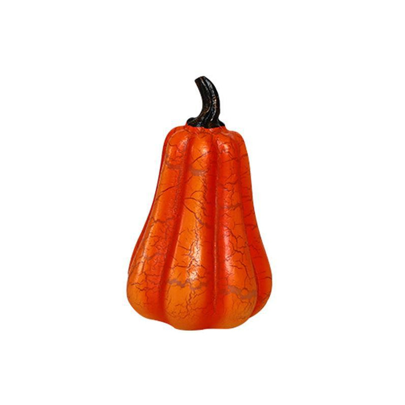 "Elegant Halloween Pumpalykta i resin, batteridriven, med klassiska element för unik spöklik hemmadekor."