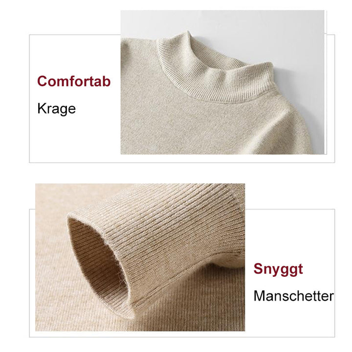 "Elegant halv polotröja i fleece för män, tjock och varm, finns i marinblå, beige, vinröd, svart, mörkgrön, ljusgrå."