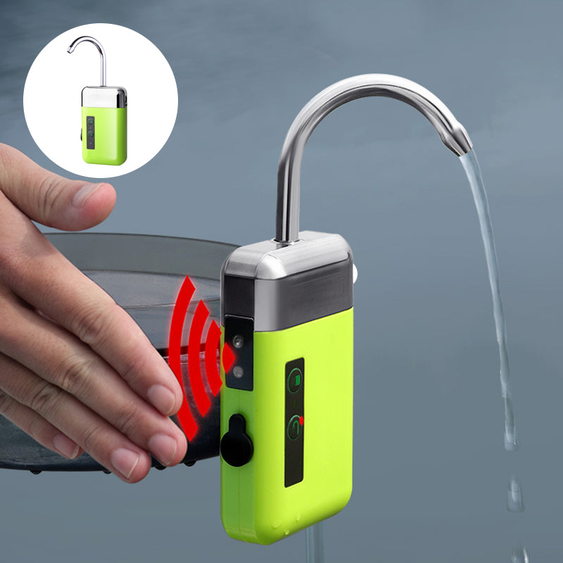 "Elegant syrepump för fiske med tyst drift, kompakt design, och betesljus för nattfiske. Perfekt för fisketurer."