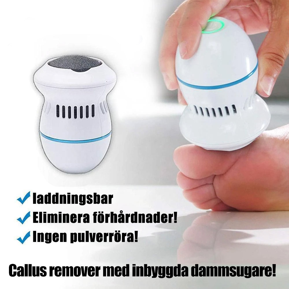 Elektrisk fotfil med ergonomisk design för mjuka fötter och callus borttagning, salongskvalitet pedikyr hemma.