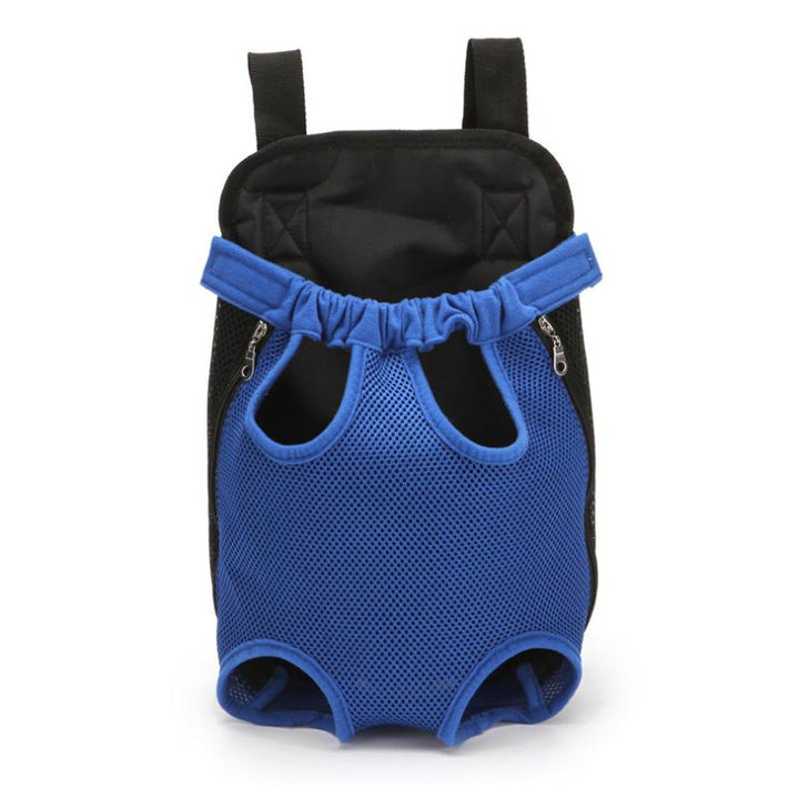 "Ergonomisk husdjursryggsäck med justerbara vadderade remmar, svart nylon och meshventilation för bekväm transport."