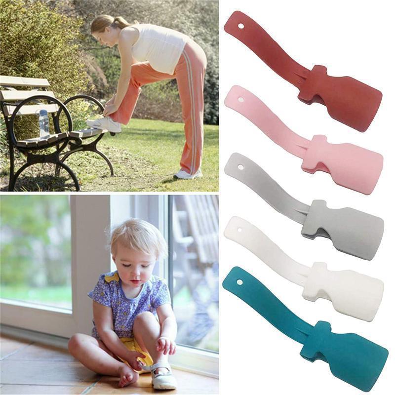 "Ergonomiskt skohorn i mjukt PP-material, rundade kanter, perfekt för dagligt bruk och enkelt att bära med sig."