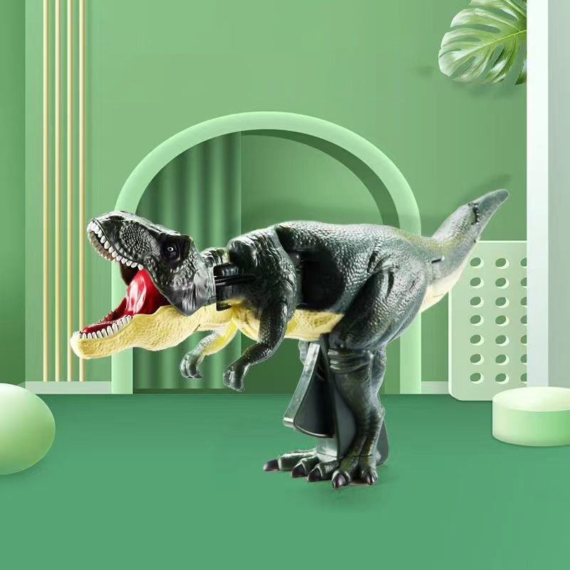 "Färgglad dinosaurieleksak med bitfunktion för barn, interaktiva rörelser, ideal för fantasifull lek för barn 3 år+"