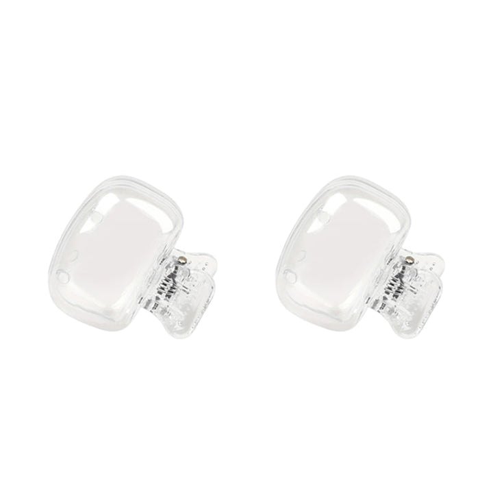 "Färgglad plasttandborstskyddshylsa, set med fem olika färger: transparent, blå, röd, grön, rosa. Idealisk för resor."