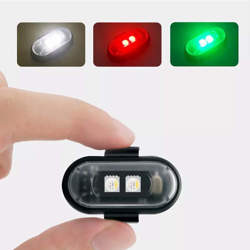 "Färgglada LED-lampor för bil, stroboskopljus, antikollisionsskydd, fjärrkontroll, dynamiska effekter, 12V ABS-material."
