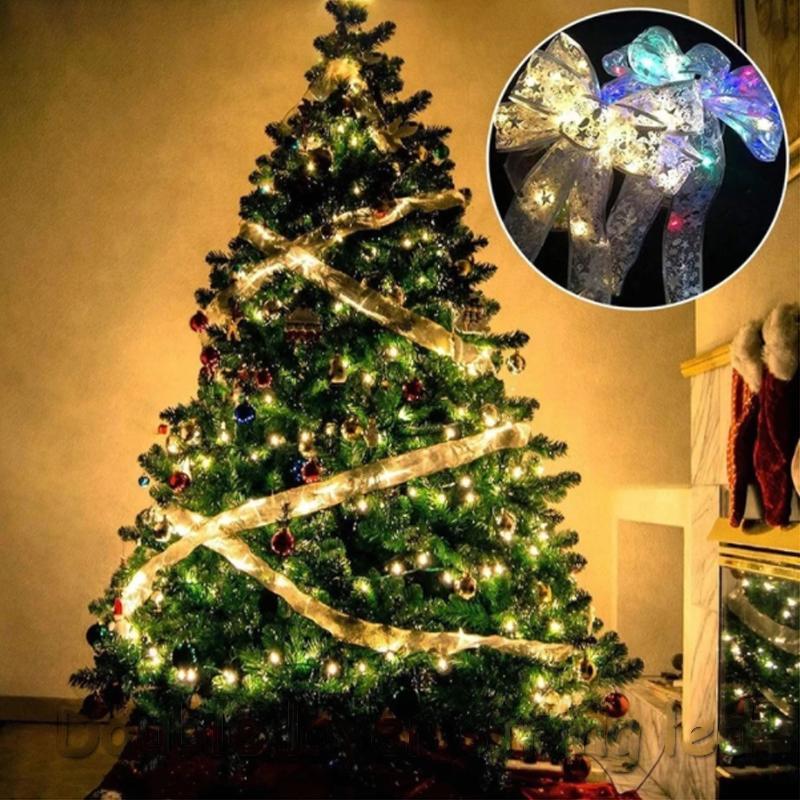 "Flexibel LED-belysning för trädgårdsdekor och julgran, varm och färgglad, vattentät kopparkonstruktion, 2M och 5M längd"