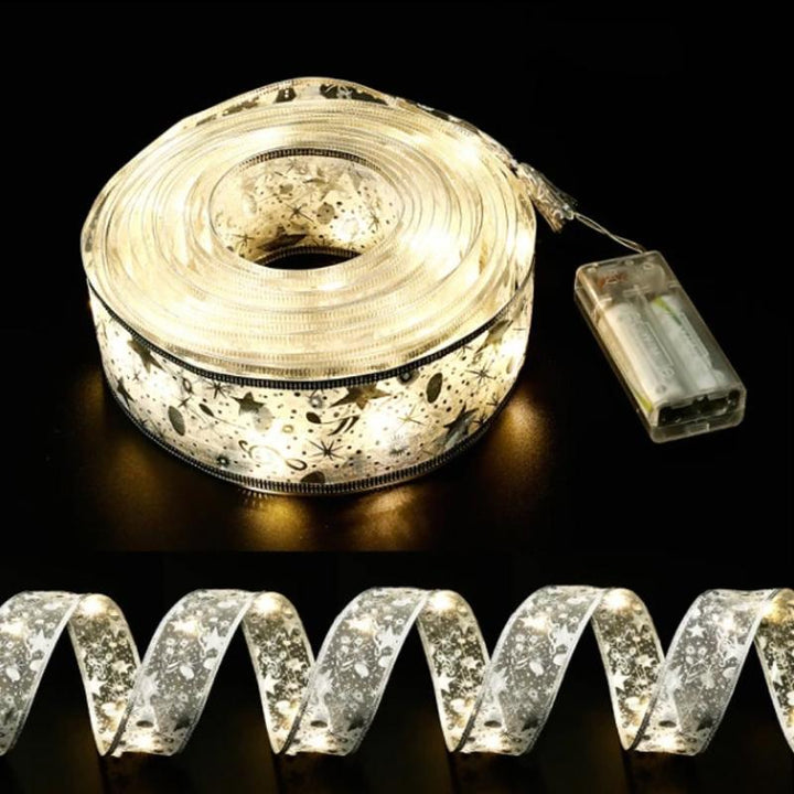 "Flexibel LED-belysning för trädgårdsdekor och julgran, varm och färgglad, vattentät kopparkonstruktion, 2M och 5M längd"