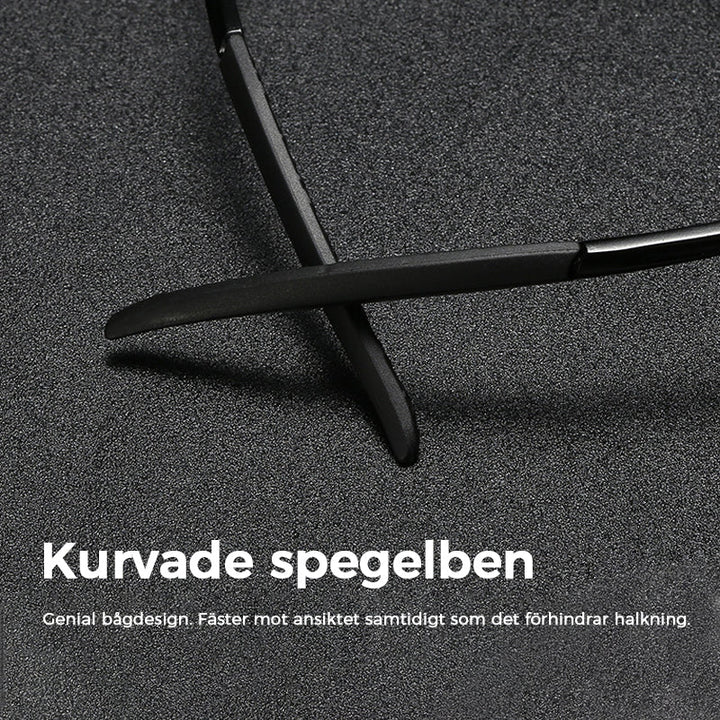 "Fotokromatiska polariserade herrsolglasögon, svart ram, skyddar mot UV-strålar, stilfull design för utomhusbruk."