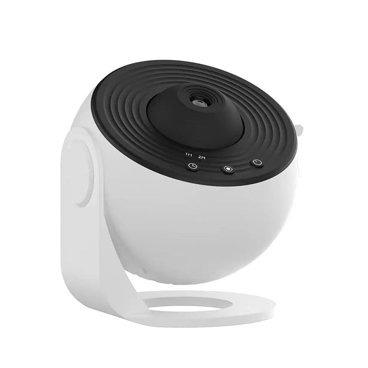 "Galaxy Star projektor lampa med 360° rotation, stjärnhimmel, flerfärgad nebulosa, idealisk för hemdekoration."