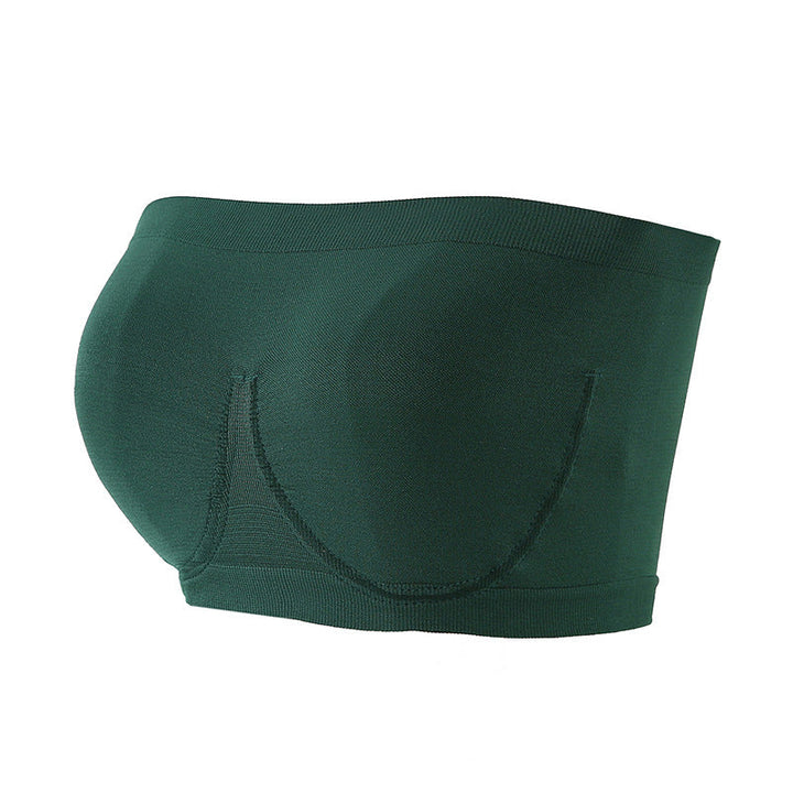 "Halkfri axelbandslös bh för kvinnor, sömlös design i 95% nylon och spandex, diskret under kläder, storlek S-3XL"