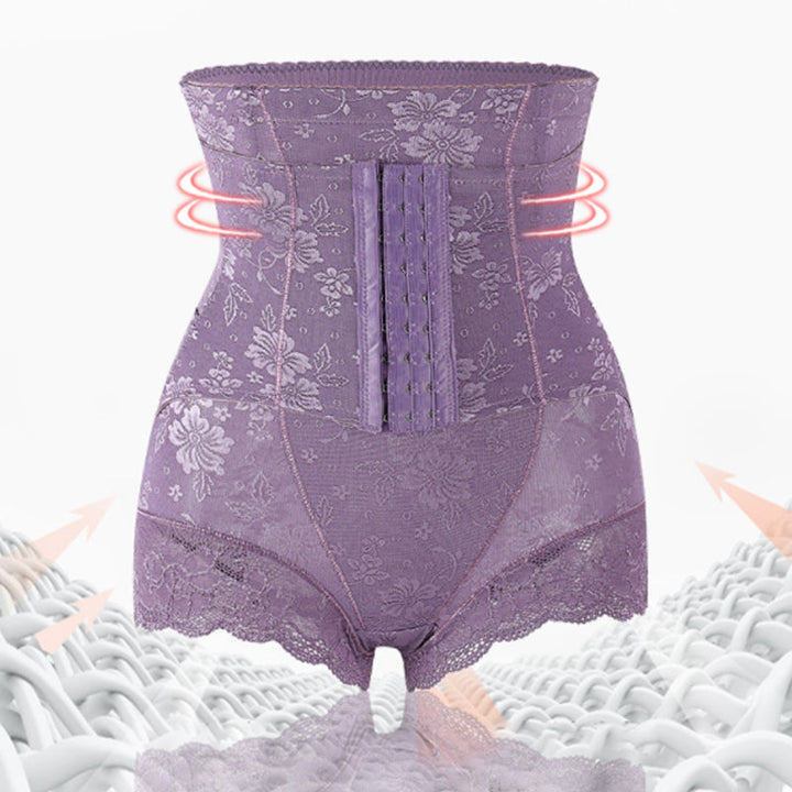 "Högmidjade magformande shorts för kvinnor, hudvänligt tyg, formande design, svart färg, sömlös under kläder."