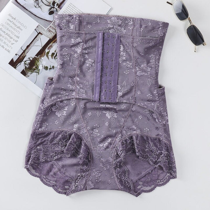 "Högmidjade magformande shorts för kvinnor, hudvänligt tyg, formande design, svart färg, sömlös under kläder."
