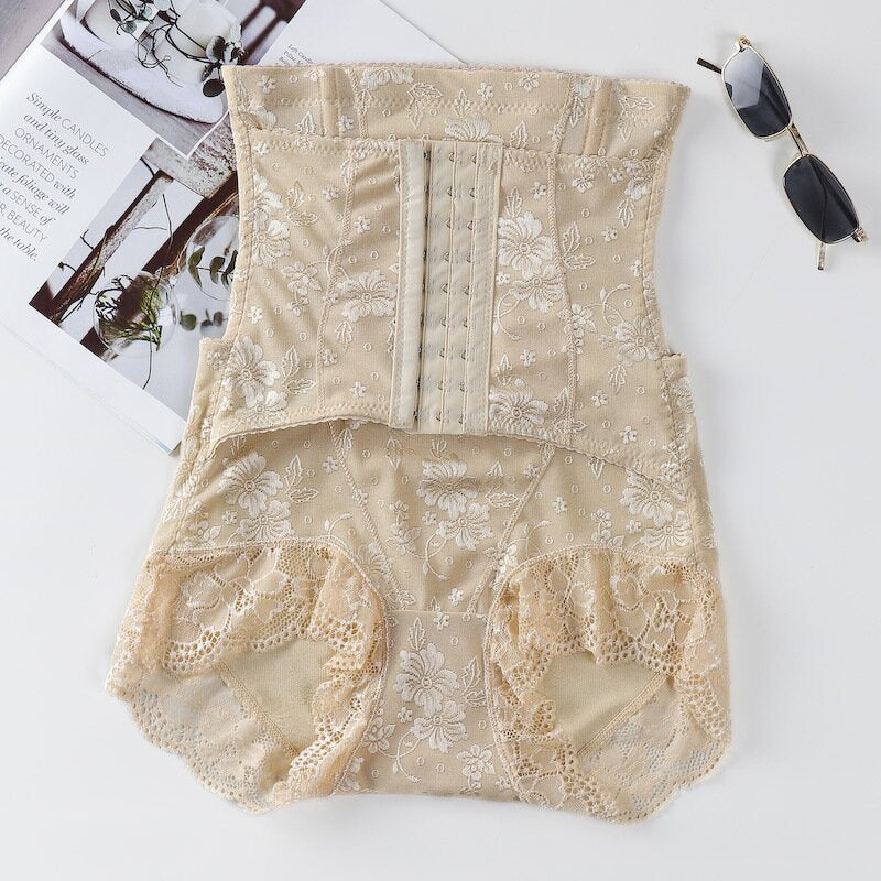 "Högmidjade magformande shorts för kvinnor, hudvänligt tyg, formande design, svart färg, sömlös under kläder."