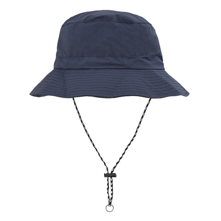 "Hopfällbar solhatt för damer med UV-skydd, bred brätte i vattentät polyester, trendig och enkel att bära."