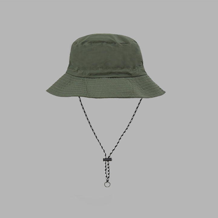 "Hopfällbar solhatt för damer med UV-skydd, bred brätte i vattentät polyester, trendig och enkel att bära."
