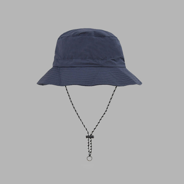 "Hopfällbar solhatt för damer med UV-skydd, bred brätte i vattentät polyester, trendig och enkel att bära."