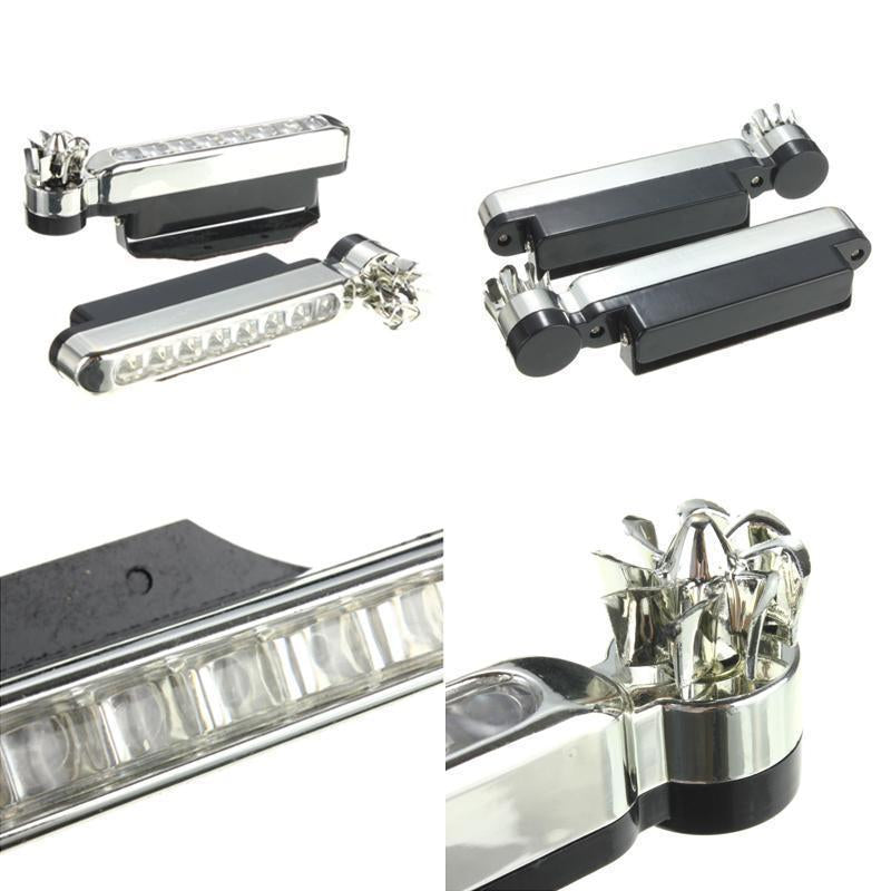 "Justerbar dekorativ LED-belysning för bil i kompakt och modern design, lyser snyggt upp bilens exteriör i mörker."