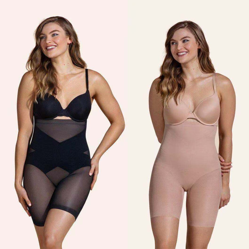 "Kvinnor skulpterande shapewear trosor i svart och kaki med sömlös design, stretchtyg och avtagbara dynor för perfekt passfor