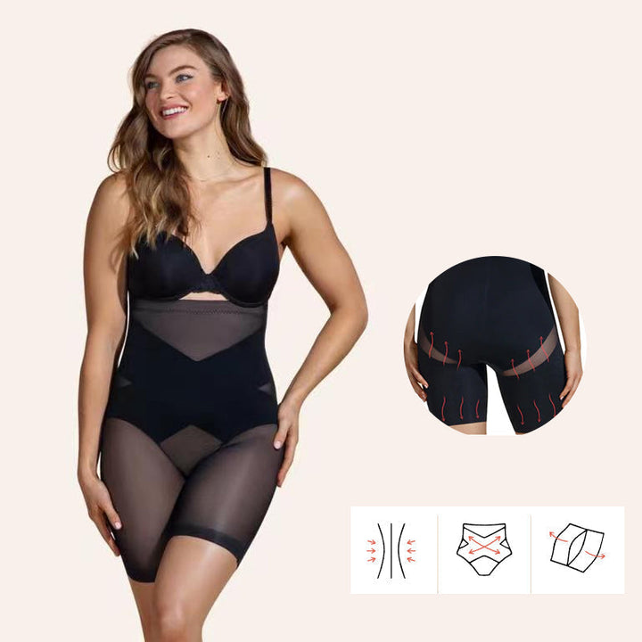 "Kvinnor skulpterande shapewear trosor i svart och kaki med sömlös design, stretchtyg och avtagbara dynor för perfekt passfor