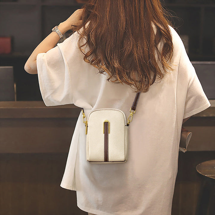 "Lätt och elegant mini crossbody damväska i PU-läder, flera färger, perfekt för alla säsonger, mode och funktion."