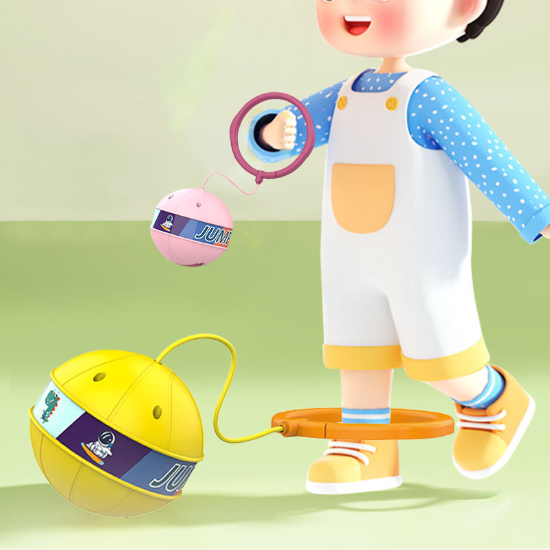 "Lysande färgglad studsboll för barn och vuxna från leksaker, av lätt PVC, gul, rosa, grön, lyser i mörkret."