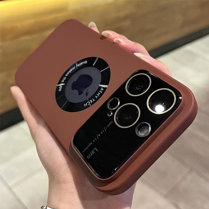 "Magnetiskt iPhonefodral med starkt skydd, 360-graders skydd, kristallklar design, laddstöd, dammtät funktion."